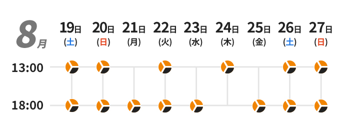 タイムテーブル