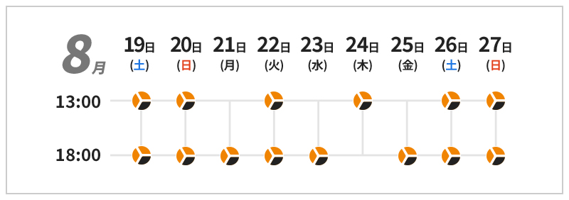 タイムテーブル